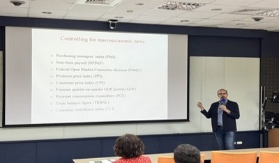 115年-澳門城市大學金融學院Arman Eshraghi 教授專題演講圖片